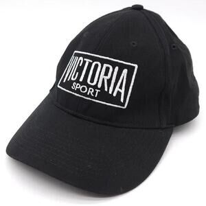 Victoria’s Secret Sport Strapback Black Hat‎ Cap Adjustable Workout Gym Running